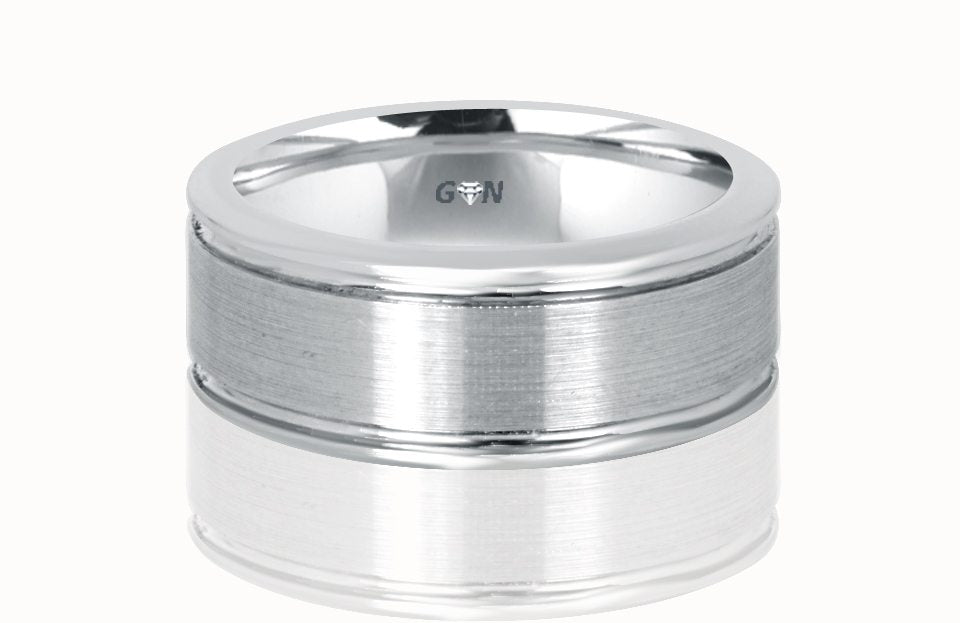 Men's White Gold Ring