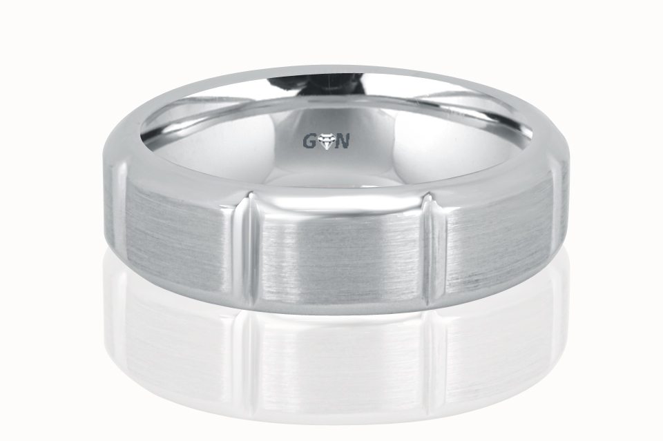 Men's White Gold Ring