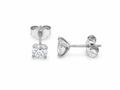 1.00ct Lab-Grown Diamond Martini Stud Earrings in 10ct White Gold, view 1