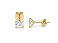 1.50ct Lab-Grown Diamond Martini Stud Earrings in 9ct Yellow Gold, view 1