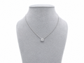 1.00ct Round Lab-Grown Diamond Solitaire Pendant in 9ct White Gold