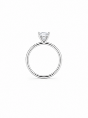 1.53ct Oval Lab-Grown Diamond Solitaire Engagement Ring in 18ct White Gold, view 3