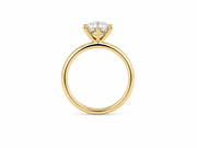 2.01ct Round Lab-Grown Diamond Solitaire Engagement Ring in 18ct Yellow Gold, view 3