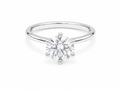 2.01ct Round Lab-Grown Diamond Solitaire Engagement Ring in 18ct White Gold, view 1