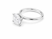 2.01ct Round Lab-Grown Diamond Solitaire Engagement Ring in 18ct White Gold, view 2