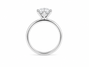 2.01ct Round Lab-Grown Diamond Solitaire Engagement Ring in 18ct White Gold, view 3