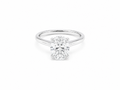 2.03ct Oval Lab-Grown Diamond Petal-Set Engagement Ring in 18ct White Gold, view 1