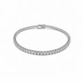 3.87ct Lab-Grown Diamond Tennis Bracelet in 10kt White Gold