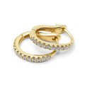 18ct Diamond Huggie Earrings